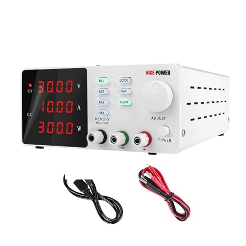 Labornetzteil 3 0V 10A 60V 5A Programmierbar DC Stromversorgung Einstellbare High Precision Speicherfunktion Switching Geregelter Stromversorgung für DIY, labor netzteil(120V 3A,U-K) von HPHPH