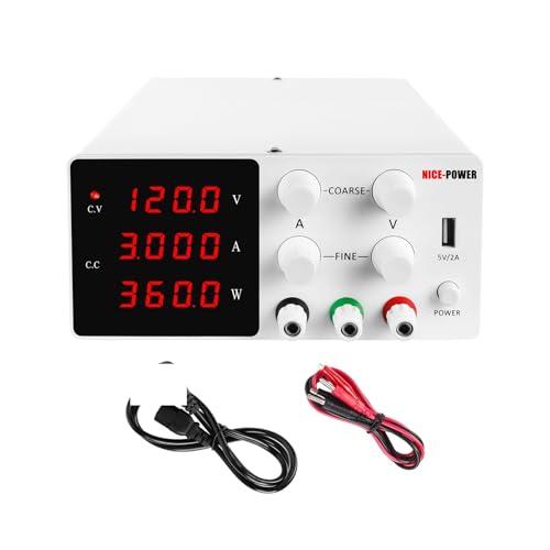 Labornetzteil 7 Modi 120. -V 3a. Einstellbare Stromversorgung Bank Mini Digital Power Bank Source Switching DC Labor-Netzteile Eingang 220-V 50Hz für DIY, labor netzteil(120V3A E) von HPHPH