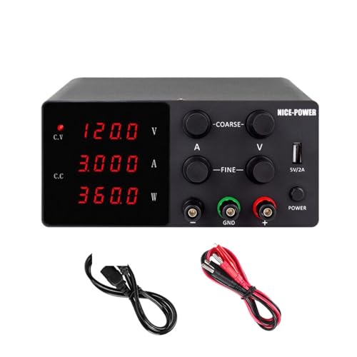 Labornetzteil 7 Modi 120. -V 3a. Einstellbare Stromversorgung Bank Mini Digital Power Bank Source Switching DC Labor-Netzteile Eingang 220-V 50Hz für DIY, labor netzteil(120V3A F) von HPHPH