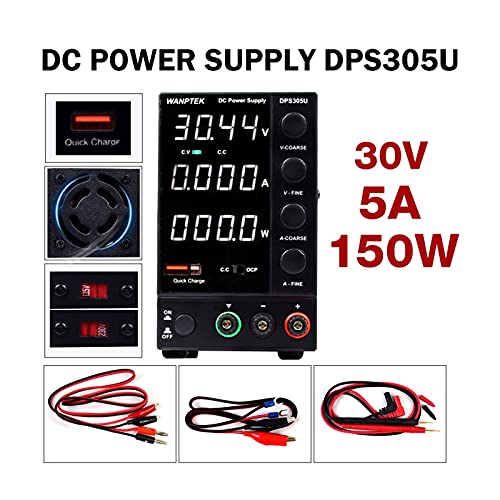 Labornetzteil Dps3010u. Schaltlabor DC Stromversorgung einstellbar 4 Ziffern Mini Bank Stromversorgung 3 0V 10A 60V 5A 300W DIY für DIY, labor netzteil(30V 5A) von HPHPH
