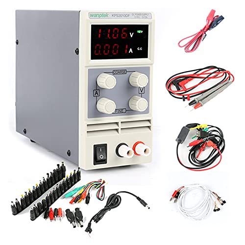 Labornetzteil Einstellbares digital. MINI-LED. Wechsel DC 30V 10A 60V 5A Stromversorgung Labor Stromversorgung DC Jack for Telefon-Laptop-Reparatur für DIY, labor netzteil(KPS-605D Set) von HPHPH
