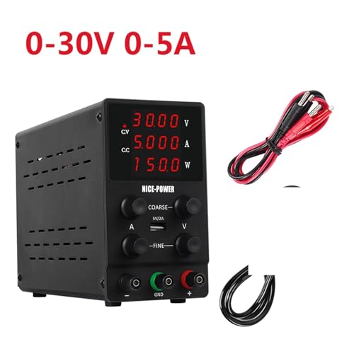 Labornetzteil Laborstromversorgung 3 0V10A. Stromregler Schalter Stromversorgung Einstellbare Spannungsregler Bank Quelle Digital 60V5A für DIY, labor netzteil(R-SPS605) von HPHPH