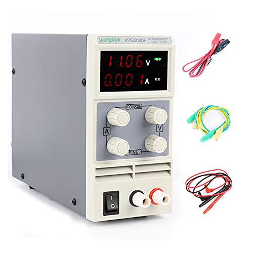 Labornetzteil Mini einstellbares Digital DC Stromversorgungslaborschaltstromversorgung 3 0V 5A 10A 0.01V 0,001A / / Stecker für DIY, labor netzteil(KPS305D) von HPHPH