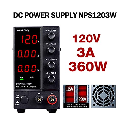 Labornetzteil Nps1203w. Laborschalter Netzteil einstellbar 3A Variable Spannungsregler Stabilisator Bank Quelle Gleichstromversorgung für DIY, labor netzteil(E-U) von HPHPH
