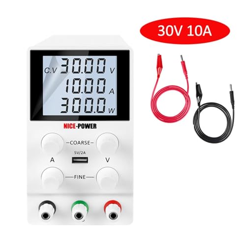 Labornetzteil USB DC. Labor 6. 0V 5A. Regulierte Laborstromversorgung einstellbar 3 0V 10A. Spannungsregler Stabilisator Switching Bank Source(Gris) von HPHPH