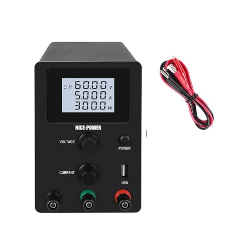 Labornetzteil USB DC. Labor 6. 0V 5A. Regulierte Laborstromversorgung einstellbar 3 0V 10A. Spannungsregler Stabilisator Switching Bank Source(Noir) von HPHPH