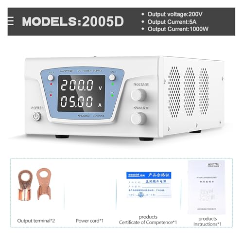 Labornetzteil Wanptek High Power 30 0V 3A Einstellbare Labor-Stromversorgung Bank Quelle Digital-Schaltnetzteile Spannungsstromstabilisator für DIY, labor netzteil(200V 5A,220) von HPHPH