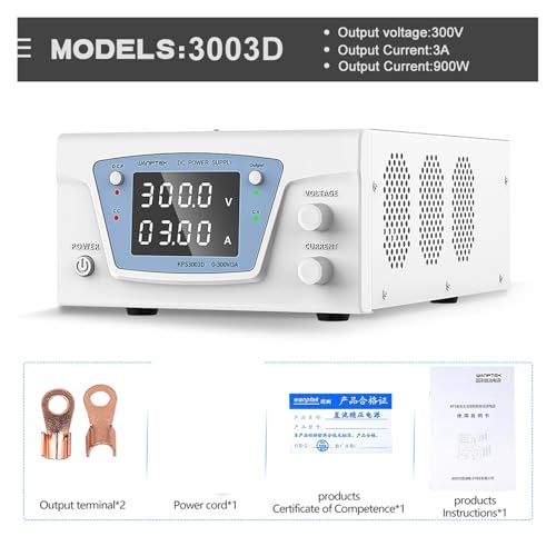 Labornetzteil Wanptek High Power 30 0V 3A Einstellbare Labor-Stromversorgung Bank Quelle Digital-Schaltnetzteile Spannungsstromstabilisator für DIY, labor netzteil(300V 3A,110) von HPHPH