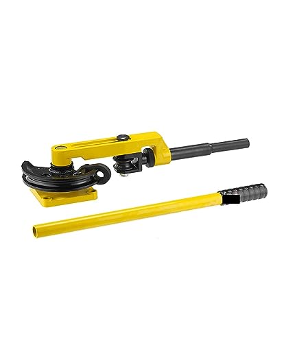 Manueller Rohrbieger, Durchmesser 10–16 mm, mit 1 Matrizen-Set, multifunktionale Stahl-Kupfer-Rohrbiegemaschine, U-förmiges verzinktes Rohr Hydraulisches Werkzeug(Green) von HPHPH