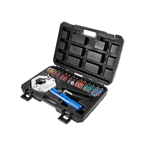 Manuelles AC-Schlauch-Crimper-Set 71500 Mit 7 Werkzeugen, Ulisches Schlauch-Crimpwerkzeug, Ulische Presse, Auto-Klimaanlage-Reparatur-Set Hydraulisches Werkzeug von HPHPH