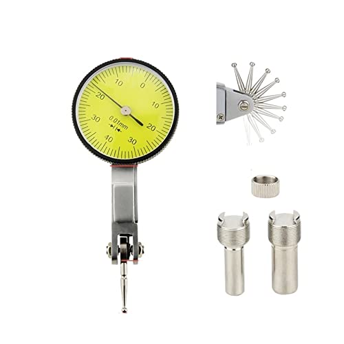 Messuhr Imperial Hour Type Indicator Messuhr Mikrometer Holzbearbeitung Messwerkzeuge Genauigkeit 0,001 Instrument für Labor Werkstatt usw(0.8mm Dial Indicator) von HPHPH