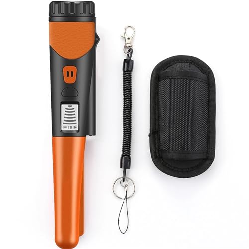 Metalldetektor, GP-Pointer Handmetalldetektor Pinpointer Wasserdichter Metallsucher Golddetektor Professionelle Positionierung Schatzsucher(Orange) von HPHPH