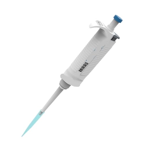 Mikropipette, Pipette, Laborpipette Digitale einstellbare Mikropipette Laborgeräte mit Pipettenspitzen, Hochpräzise(5-50ul) von HPHPH