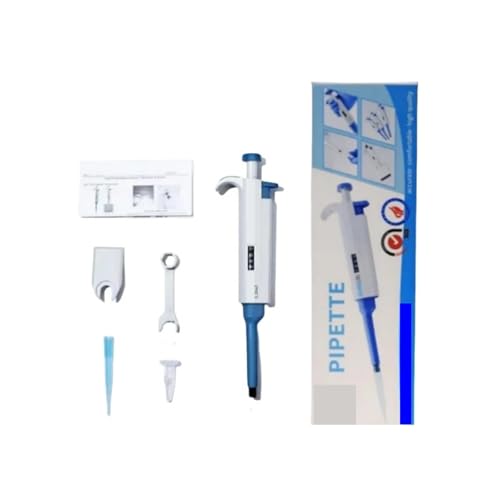 Mikropipette, Pipette, Pipettenpistole, digital, verstellbar, Drachenpipette, medizinisches Zubehör, Pipette mit Pipettenspitzen, Laborausrüstung, Hochpräzise(100-1000ul) von HPHPH