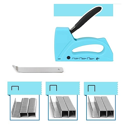 Nagelpistole for Holzbearbeitung, leichter Polsterhefter mit 1600 Stück JT21 Heftklammern for Heim-DIY-Dekoration(With 1600pcs Staples) von HPHPH