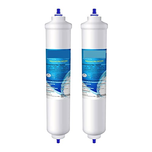 Osmoseanlage Kühlschrank-Inline-Wasserfilter-Reiniger Ersatz for DA29-10105J HAFEX/EXP, 5231JA2010B, GE GXRTQR(2 Packs) von HPHPH