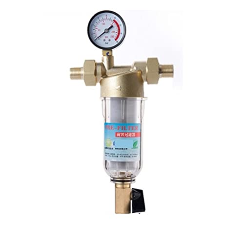 Osmoseanlage Siphon-Backwas Vorfilter Wasserfilter Erster Schritt des Wasserreinigungssystems Messing-Edelstahlgewebe-Vorfilter(1in-0.5 in gauge) von HPHPH