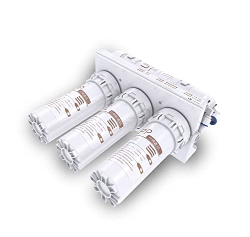 Osmoseanlage Wasserfiltersystem 5 Stufen Trinkwasserfiltersystem Reinigung for Haushalt Küche mit Filterkartuschen Kit Wasserhahn(Water Purifier) von HPHPH