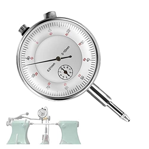 Präzisionsinstrumente Messuhr 0-1 Messuhr Basis Messuhr Feinverstellbarer langer Arm Professionelles Messgerät für Labor Werkstatt usw von HPHPH