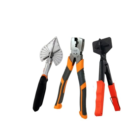 Rohrschneider, 45-135 Grad Multi Winkel Gehrungsdrahtkanalschneider, PVC PE. Kunststoff-Rohrschlauchschere-Schnitt-Home-Decor-Klempnerwerkzeug(3pcs with 10pc blade) von HPHPH