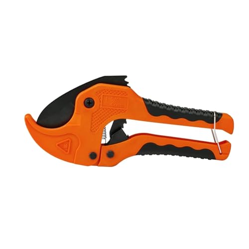 Rohrschneider, PVC. Rohrschneider, 42mm Aluminiumlegierungskörperratstierschere-Rohrschneider PVC/PU/PP/PE Schlauch Schneidhandwerkzeuge(Upgrade) von HPHPH