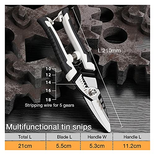 Rohrschneider, Tin Snip Eisen Schere, Blechschere Schneiden 45 Grad-Winkel PVC-Rohrschneider Professionelle Industriearbeits(5-speed Stripping) von HPHPH