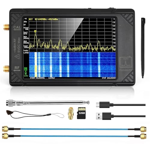 Spectrum analyzer Handheld Tiny Spectrum Analyzer 100k-5,3 GHz Signalgenerator mit 4-Zoll-Display for ULTRA mit Batterie Spectrum analyzer Handheld Tiny Spectrum Analyzer 100k-5,3 GHz Signalgenerator mit 4-Zoll-Display for ULTRA mit Batterie von HPHPH
