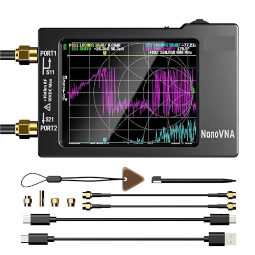 Spectrum analyzer Nanovna-H Vektornetzwerkanalysator, verbesserter HW3.6 10 kHz – 1,5 GHz MF HF VHF UHF analysator VNA Spectrum analyzer Nanovna-H Vektornetzwerkanalysator, verbesserter HW3.6 10 kHz – 1,5 GHz MF HF VHF UHF analysator VNA von HPHPH