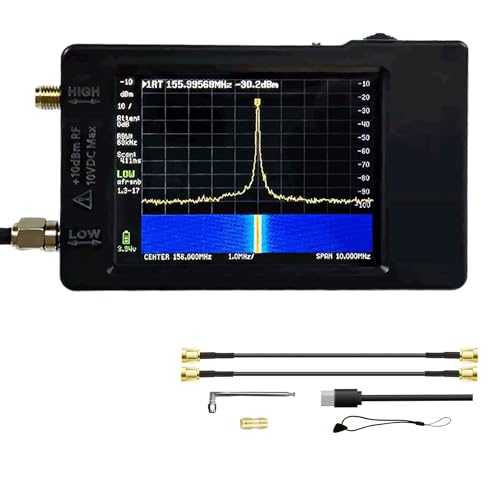 Spectrum analyzer Tragbarer kleiner analysator, 2,8-Zoll-Display, mit Batterie Spectrum analyzer Tragbarer kleiner analysator, 2,8-Zoll-Display, mit Batterie von HPHPH