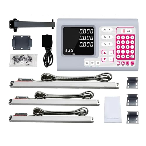 YH800-3S 3 Axis Digital Readout Set Linear Scales Sensor 5U 3PCS Lathe Encoder Ruler Dimensions 10 0mm To 1000MM,Digitales DRO(3 Axis Dro Set) von HPHPH