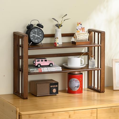 2 -Ebenen Schreibtisch Regalaufsatz,Mehrzweck-Bücherregal Aus Holz Für Die Arbeitsplatte,einstellbare Lagerregal,Holz-Ausstellungsregal Für Zuhause, Arbeitszimmer, Büro 2 -Ebenen Schreibtisch Regalaufsatz,Mehrzweck-Bücherregal Aus Holz Für Die Arbeitsplatte,einstellbare Lagerregal,Holz-Ausstellungsregal Für Zuhause, Arbeitszimmer, Büro von HPIRFYE