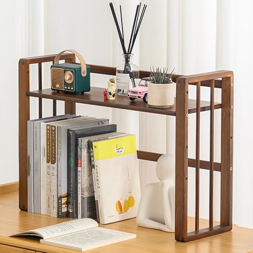 2 -Ebenen Schreibtisch Regalaufsatz,Mehrzweck-Bücherregal Aus Holz Für Die Arbeitsplatte,einstellbare Lagerregal,Holz-Ausstellungsregal Für Zuhause, Arbeitszimmer, Büro 2 -Ebenen Schreibtisch Regalaufsatz,Mehrzweck-Bücherregal Aus Holz Für Die Arbeitsplatte,einstellbare Lagerregal,Holz-Ausstellungsregal Für Zuhause, Arbeitszimmer, Büro von HPIRFYE