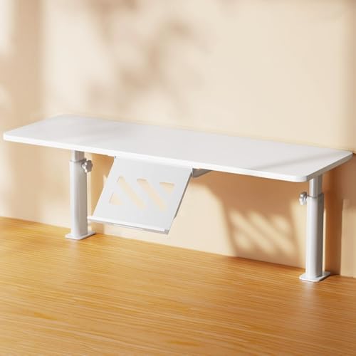 HPIRFYE Bücherregal Klein Schreibtisch,Schlafsaal Omputer-Schreibtisch-Bücherregal,Mehrzweck Aus Metall Für Die Arbeitsplatte, Zuhause, Arbeitszimmer, Büro von HPIRFYE