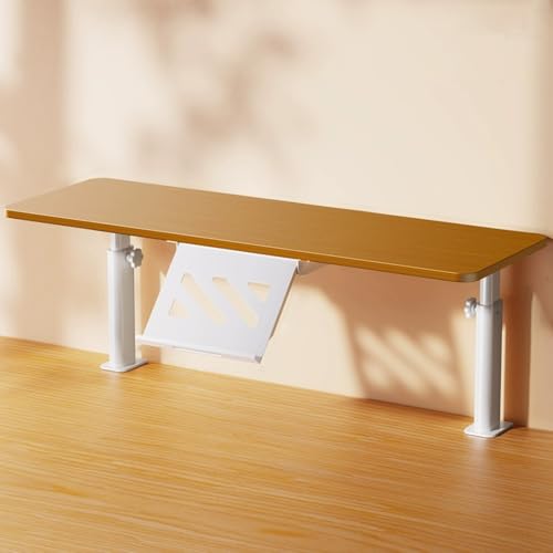 HPIRFYE Bücherregal Klein Schreibtisch,Schlafsaal Omputer-Schreibtisch-Bücherregal,Mehrzweck Aus Metall Für Die Arbeitsplatte, Zuhause, Arbeitszimmer, Büro von HPIRFYE