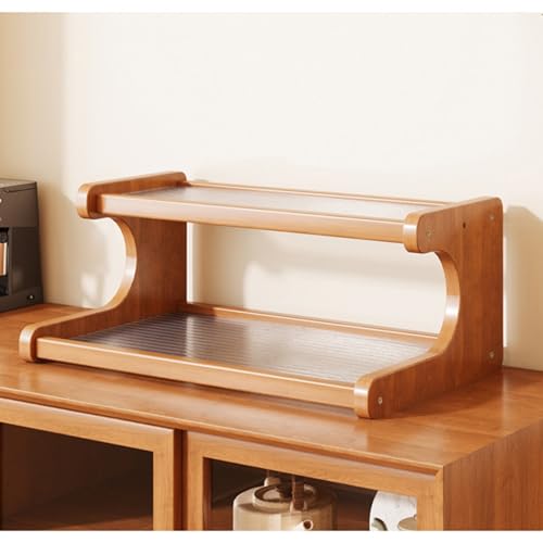 HPIRFYE Mehrschichtiger Schreibtisch-Organizer Mit Acryltrennwand, Moderner Holz-Schreibtischorganizer, Offenes Regal Für Büro, Zuhause Oder Studentenwohnheim HPIRFYE Mehrschichtiger Schreibtisch-Organizer Mit Acryltrennwand, Moderner Holz-Schreibtischorganizer, Offenes Regal Für Büro, Zuhause Oder Studentenwohnheim von HPIRFYE