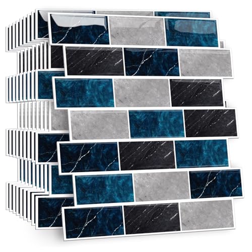 HPNIUB 10 Stück Blau Klebefliesen Küche Kachelaufkleber Fliesenaufkleber Küchenrückwand Fliesen Metro Fliesen Wandfliesen Selbstklebend Weiß Bad Küche Keramikfliesen 30 x 30cm HPNIUB 10 Stück Blau Klebefliesen Küche Kachelaufkleber Fliesenaufkleber Küchenrückwand Fliesen Metro Fliesen Wandfliesen Selbstklebend Weiß Bad Küche Keramikfliesen 30 x 30cm von HPNIUB