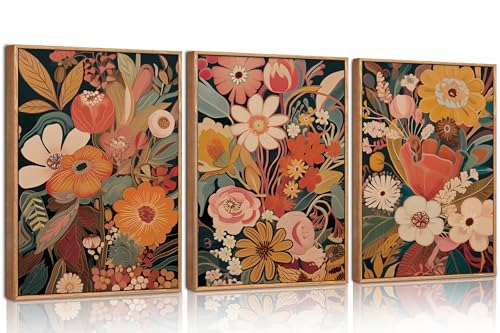 HPNIUB 3PCS Abstrakte Botanische Malerei Texturierte Leinwand Wand Kunst HPNIUB 3PCS Abstrakte Botanische Malerei Texturierte Leinwand Wand Kunst von HPNIUB