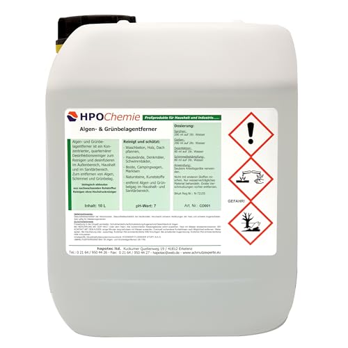 HPOChemie Algen- & Grünbelagentferner (3 x 10 Liter) von HPOChemie