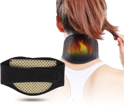 HPONEZJ Nackenstütze Selbstheizend Nackenbandage Magnettherapie Nackenwärmer Ergonomisch Nacken Unterstützung Damen Herren Nackenschutz Bandage Verstellbar Halsbandage gegen Nackenschmerzen Schwarz HPONEZJ Nackenstütze Selbstheizend Nackenbandage Magnettherapie Nackenwärmer Ergonomisch Nacken Unterstützung Damen Herren Nackenschutz Bandage Verstellbar Halsbandage gegen Nackenschmerzen Schwarz von HPONEZJ
