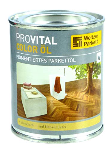 HPS® Set - Weitzer Provital Reparaturöl " Farblos seidenmatt" 125ml inkl. Auftragsvlies - Parkettpflege (Farblos seidenmatt) von HPS