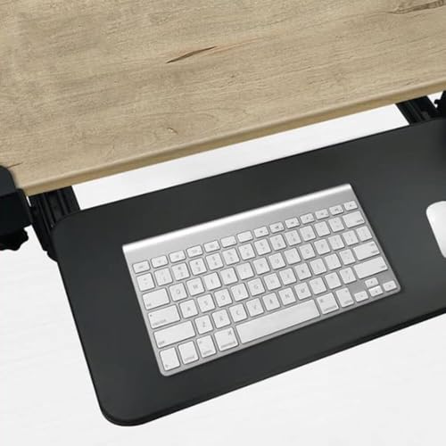 HPTHLY Anklemmbare Tastaturablage Unter Dem Schreibtisch, Ergonomische Ausziehbare Tastaturablage, Schreibtischverlängerung Für Computerarbeitsplätze, Schützt Die Auge HPTHLY Anklemmbare Tastaturablage Unter Dem Schreibtisch, Ergonomische Ausziehbare Tastaturablage, Schreibtischverlängerung Für Computerarbeitsplätze, Schützt Die Auge von HPTHLY