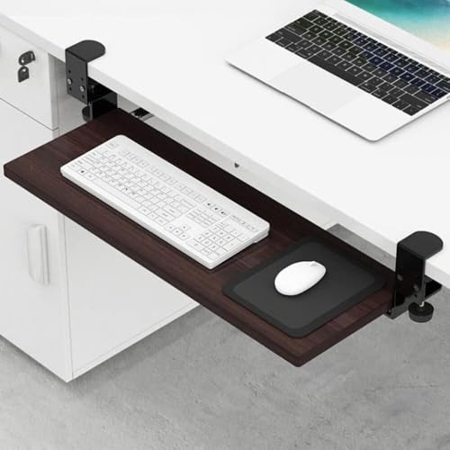 HPTHLY Ausziehbare Tastaturablage Unter Dem Schreibtisch, Verstellbare Ergonomische Schublade Zum Tippen, 29,5 × 9,4 Zoll HPTHLY Ausziehbare Tastaturablage Unter Dem Schreibtisch, Verstellbare Ergonomische Schublade Zum Tippen, 29,5 × 9,4 Zoll von HPTHLY