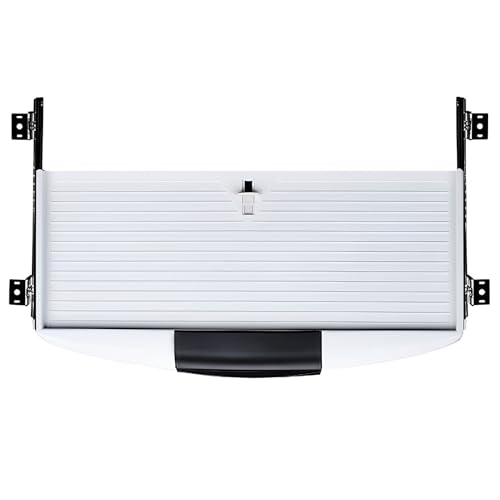 HPTHLY Computer-Tastaturablage, Unter Dem Schreibtisch, Tastaturschublade, Auszieh-Plattformhalter Zum Tippen, Für Zuhause Oder Das Büro von HPTHLY