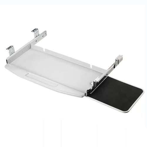 HPTHLY Ergonomische Ausziehbare Tastatur- Und Mausablage Unter Dem Schreibtisch, Platzsparende, Ausziehbare Computerplattform, Sanftes Gleiten, Schwarz HPTHLY Ergonomische Ausziehbare Tastatur- Und Mausablage Unter Dem Schreibtisch, Platzsparende, Ausziehbare Computerplattform, Sanftes Gleiten, Schwarz von HPTHLY