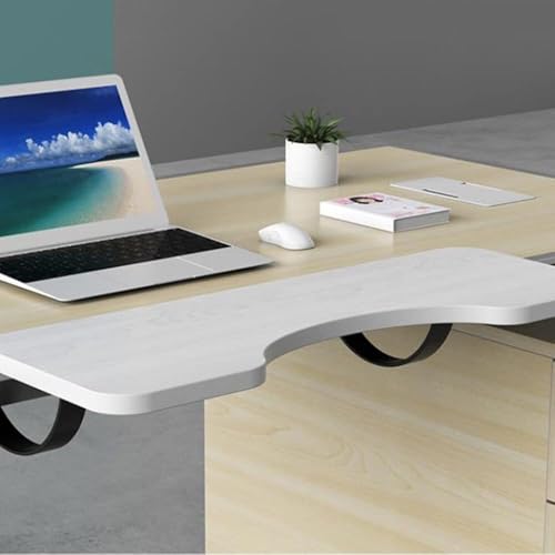HPTHLY Ergonomische Computertisch-Verlängerungsablage, 55 × 24 cm Tastaturablage Mit Armstütze, Verstellbare Bügelclip-Montage, Design HPTHLY Ergonomische Computertisch-Verlängerungsablage, 55 × 24 cm Tastaturablage Mit Armstütze, Verstellbare Bügelclip-Montage, Design von HPTHLY