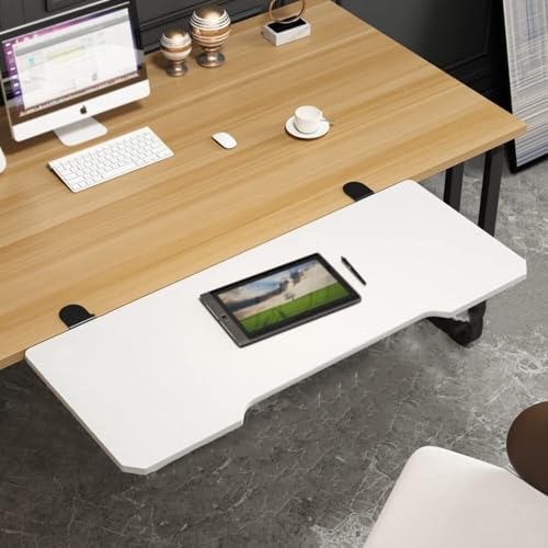 HPTHLY Ergonomische Klemm-Schreibtisch-Erweiterungsplattform, Zusammenklappbare Tastaturablage Mit Armstütze, Teak-Finish, 65 X 26 cm, Einfache Installation HPTHLY Ergonomische Klemm-Schreibtisch-Erweiterungsplattform, Zusammenklappbare Tastaturablage Mit Armstütze, Teak-Finish, 65 X 26 cm, Einfache Installation von HPTHLY