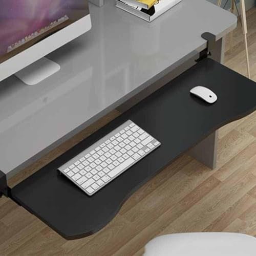 HPTHLY Ergonomische Tastaturablage Zum Anklemmen, Schiebeplattform Für Den Schreibtisch, 21" B X 10" T, Tastaturschublade Unter Dem Schreibtisch, Platzsparende Schreib HPTHLY Ergonomische Tastaturablage Zum Anklemmen, Schiebeplattform Für Den Schreibtisch, 21" B X 10" T, Tastaturschublade Unter Dem Schreibtisch, Platzsparende Schreib von HPTHLY
