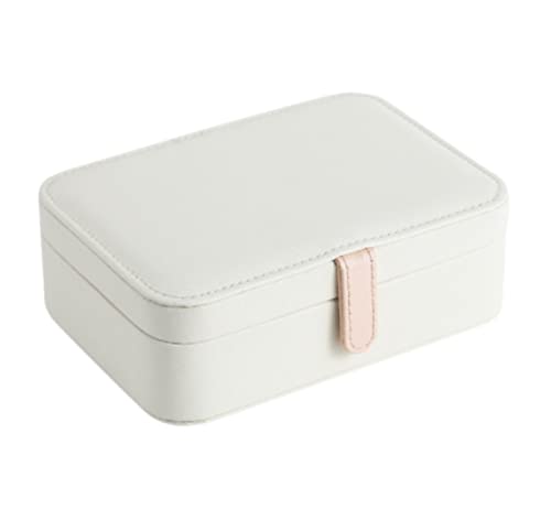 HPTHLY Schmuckkästchen Schmuck-Organizer weiches Leder Schmuck-Display Aufbewahrungskoffer Schmuck-Organizer-Boxen für Frauen Schmuck-Organizer-Box,Weiß-17 * 12 * 6cm HPTHLY Schmuckkästchen Schmuck-Organizer weiches Leder Schmuck-Display Aufbewahrungskoffer Schmuck-Organizer-Boxen für Frauen Schmuck-Organizer-Box,Weiß-17 * 12 * 6cm von HPTHLY