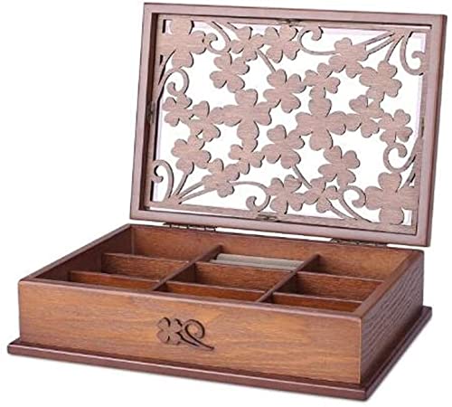 HPTHLY Schmuckschatulle Schmuck-Organizer Schmuckschatulle Geschnitzte Schmuckaufbewahrungsboxen aus Holz tragbar Retro einfache Organizer-Box Schmuckschatullen,Eine Farbe: 11,81 x 8,66 x 2,95 Zoll HPTHLY Schmuckschatulle Schmuck-Organizer Schmuckschatulle Geschnitzte Schmuckaufbewahrungsboxen aus Holz tragbar Retro einfache Organizer-Box Schmuckschatullen,Eine Farbe: 11,81 x 8,66 x 2,95 Zoll von HPTHLY