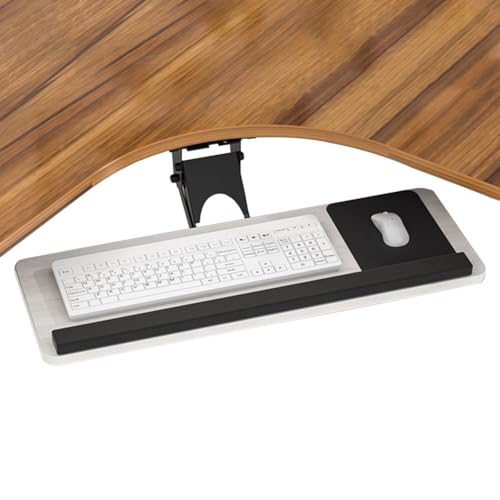 HPTHLY Tastaturablage, Höhenverstellbare Maus-/Tastaturschublade, Ausziehbarer, Um 360° Schwenkbarer Und Neigbarer Computerständer Für Den Schreibtisch Im Homeoffice HPTHLY Tastaturablage, Höhenverstellbare Maus-/Tastaturschublade, Ausziehbarer, Um 360° Schwenkbarer Und Neigbarer Computerständer Für Den Schreibtisch Im Homeoffice von HPTHLY